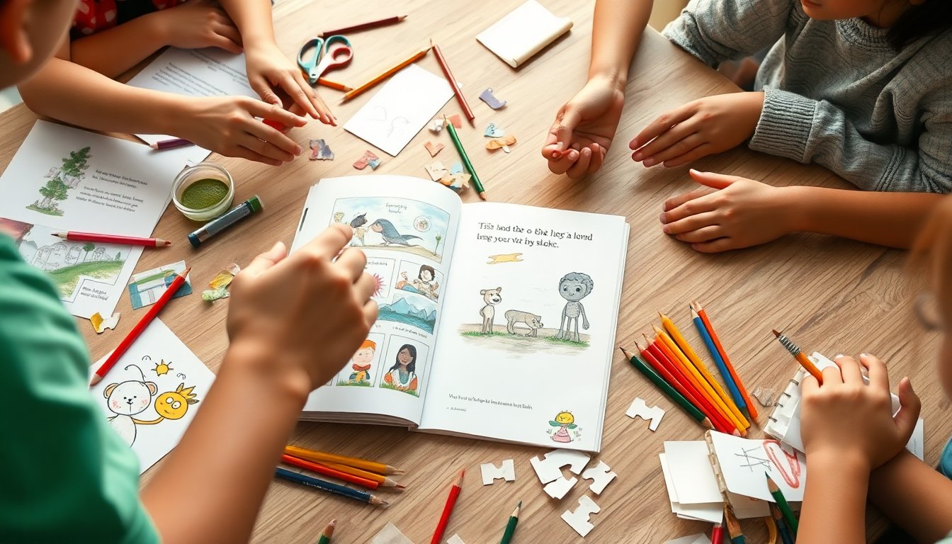 Attività creativa: il viaggio immaginario dei bambini con silent book