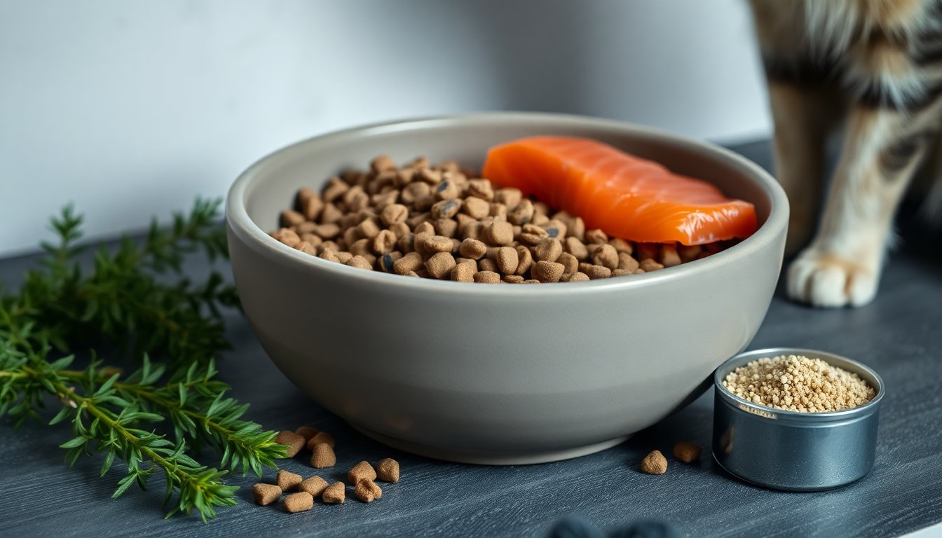 Croccantini per gatti sterilizzati con salmone e spirulina 400 g