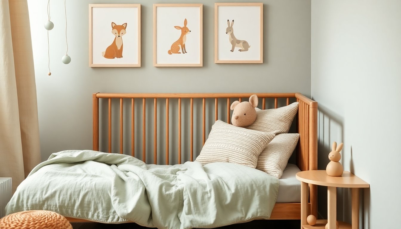 Decorazioni per cameretta con animali del bosco