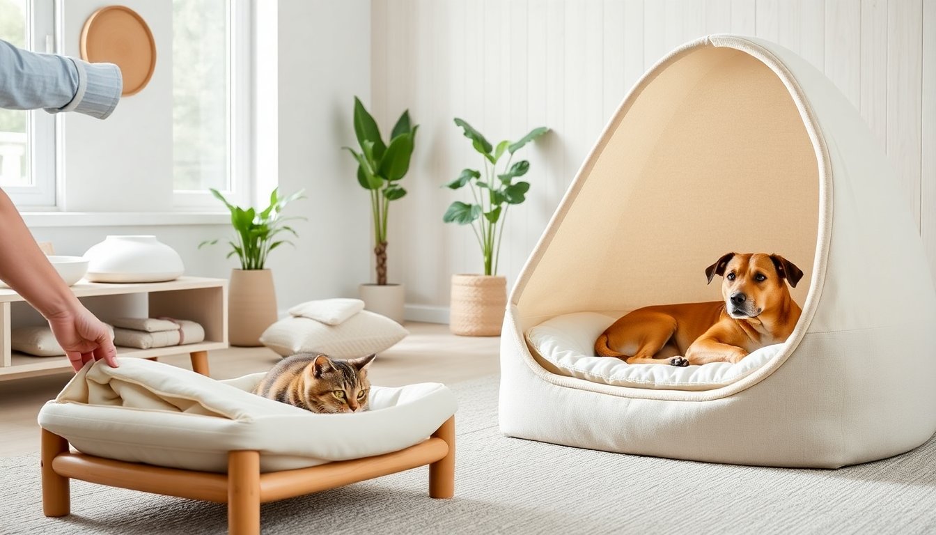 Letti e accessori per animali: comfort e design solidale