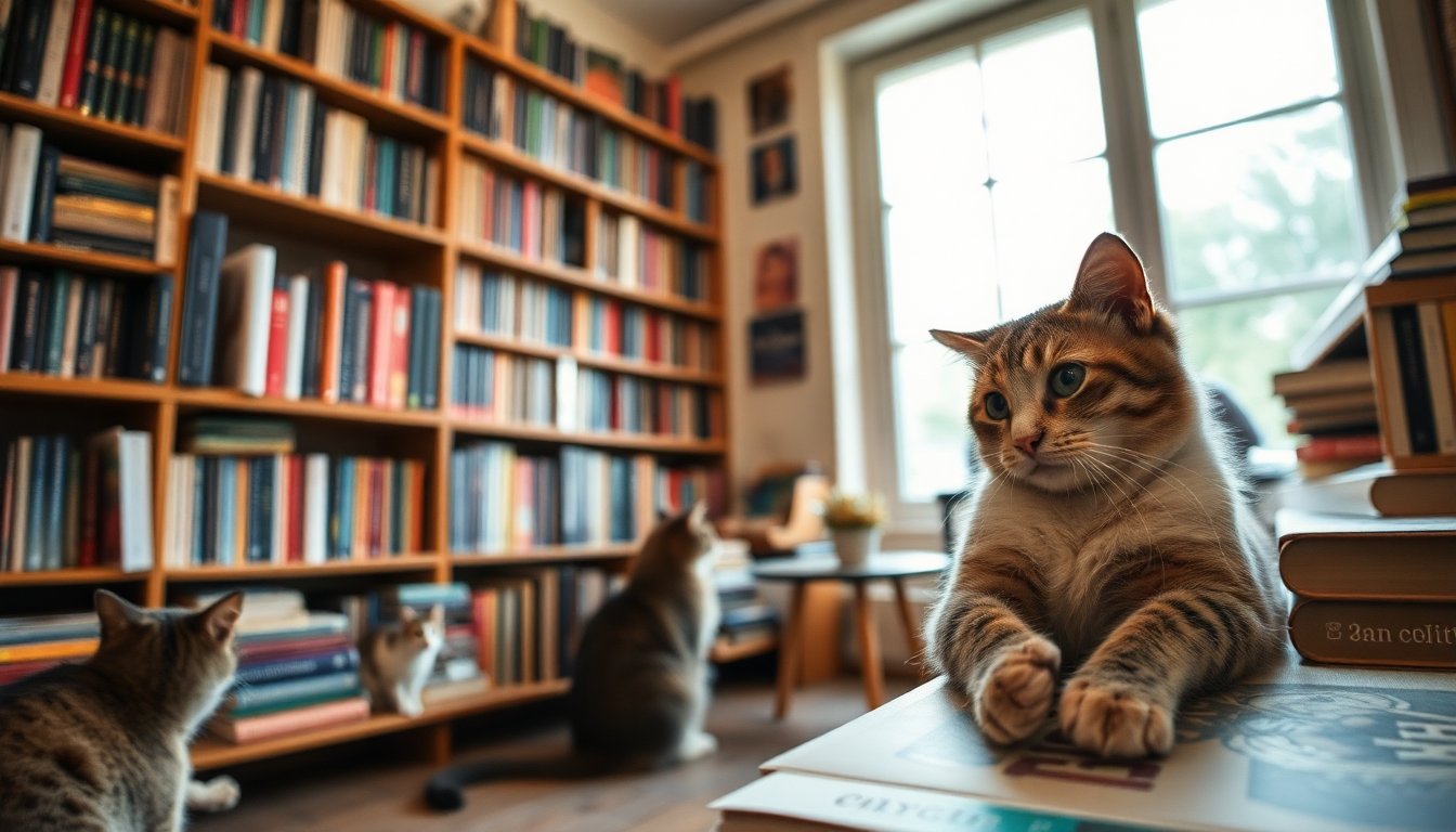 Libreria con gatti a Aix-en-Provence: libri, fusa e seconde possibilità