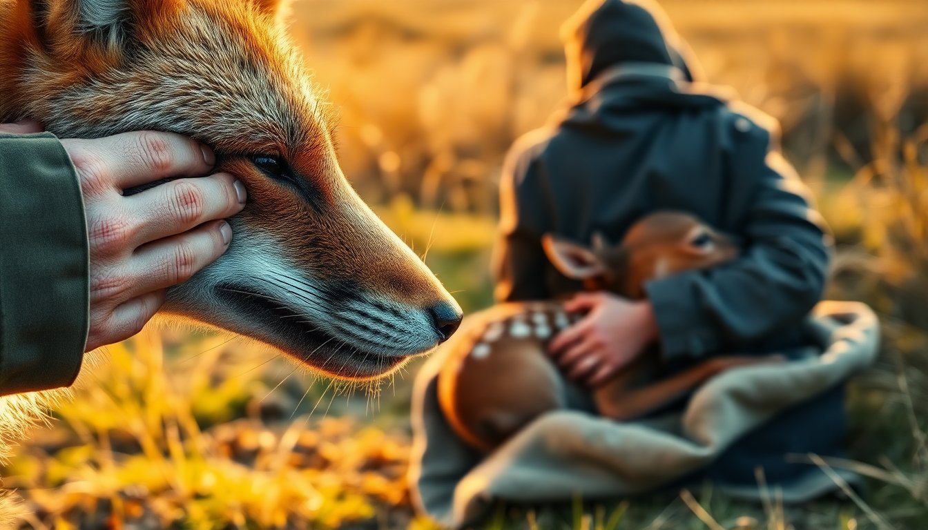 Amicizie incredibili tra persone e animali selvatici