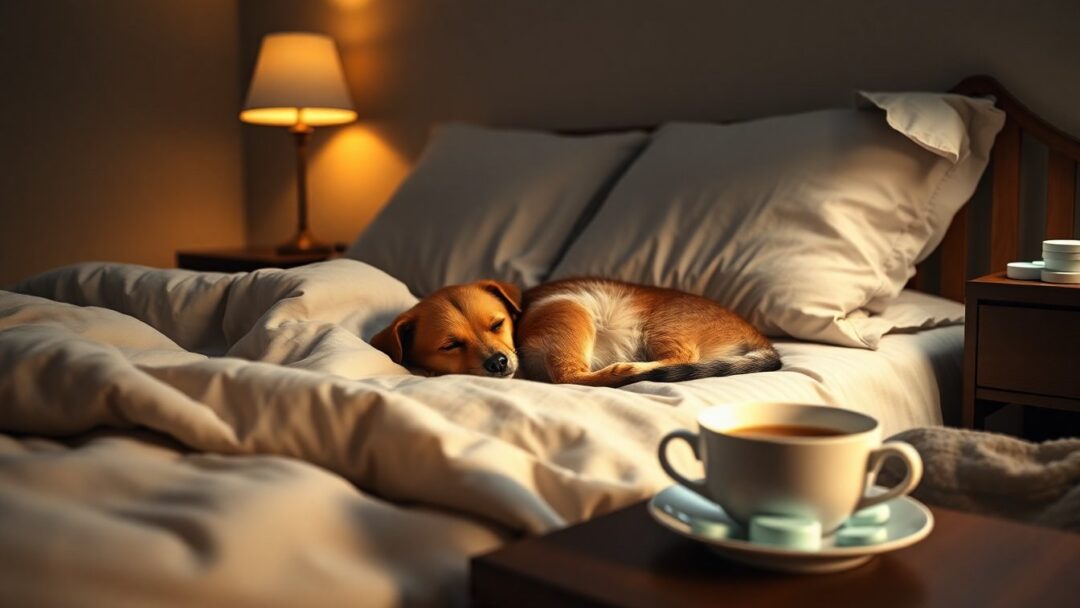 Cani e gatti nel letto: impatti sul sonno, salute e prevenzione per gli anziani
