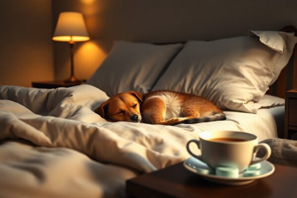 Cani e gatti nel letto: impatti sul sonno, salute e prevenzione per gli anziani
