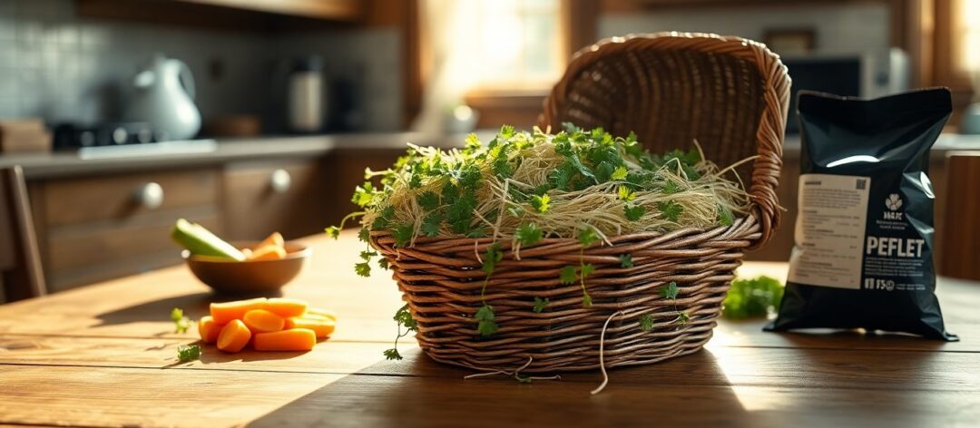Conigli domestici: alimentazione corretta e proporzioni tra fieno, verdure e pellet