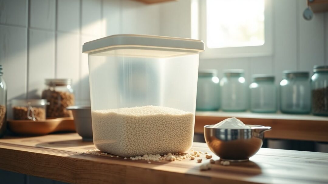 Contenitore per alimenti 25 litri: pratica soluzione per crocchette e scorte