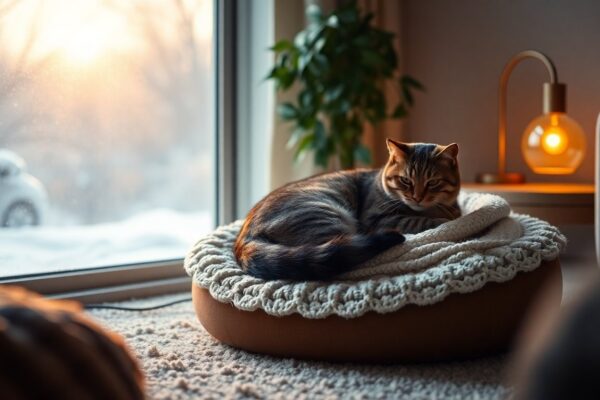Creare microclimi caldi a casa per il tuo gatto in inverno