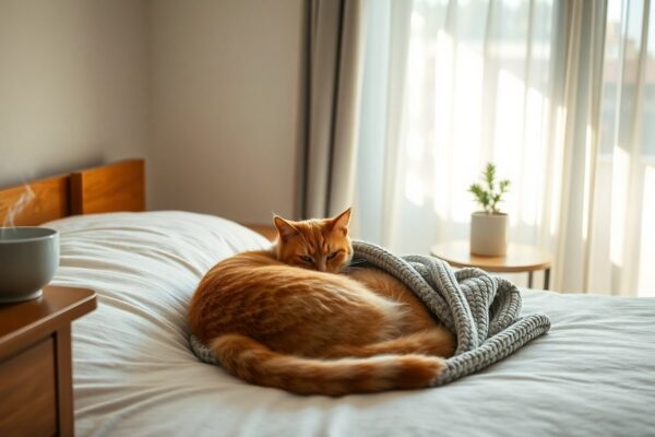 Dormire col gatto: cosa sapere sulle convenienze e le precauzioni