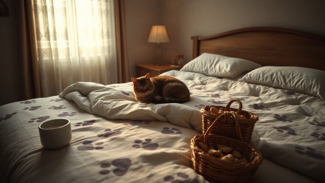 Dormire con il gatto: vantaggi, pericoli e regole d’igiene