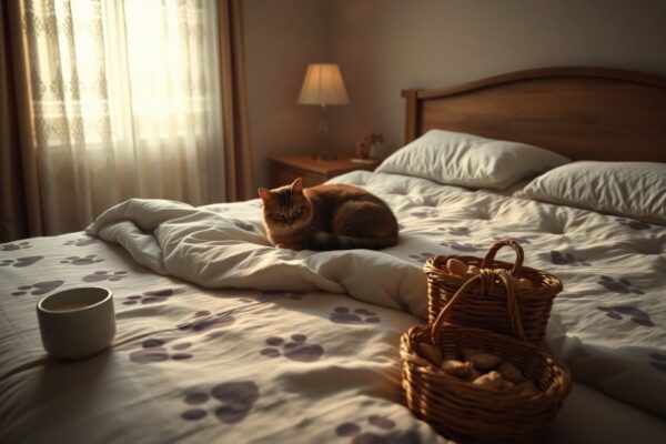 Dormire con il gatto: vantaggi, pericoli e regole d’igiene