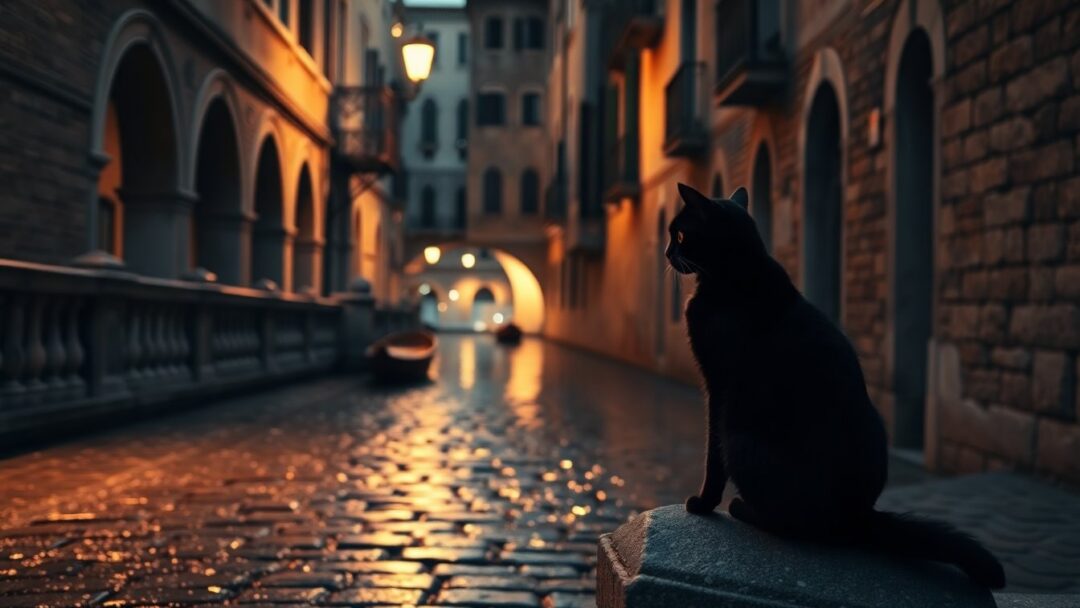Gatto di Pixar: prime immagini del noir felino ambientato a Venezia