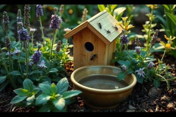 Giardino pet-safe: come costruire un hotel per insetti e scegliere piante e acqua sicure