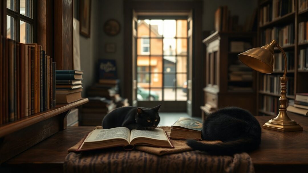 La straordinaria storia di Edgar, il gatto nero che ha conquistato il cuore di Searcy