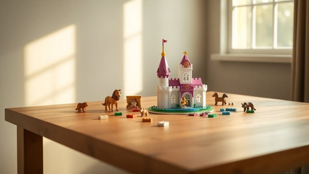 LEGO Disney Princess 43283: il castello degli Amici Animali di Cenerentola per bambine e bambini dai 4 anni