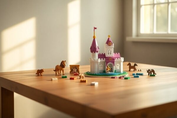LEGO Disney Princess 43283: il castello degli Amici Animali di Cenerentola per bambine e bambini dai 4 anni