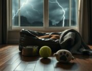 Perché alcuni cani si spaventano durante i temporali estivi