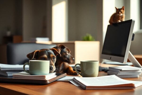 Portare cani e gatti al lavoro: benefici reali e regole per un ufficio pet-friendly