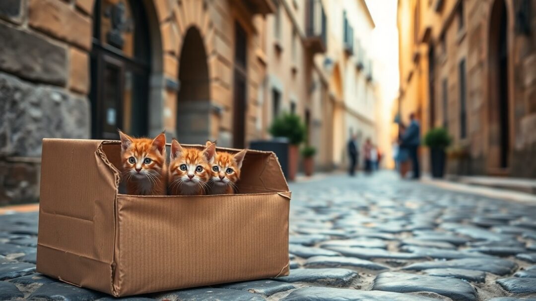 Tre cuccioli lasciati vicino a una colonia felina a Massa Lombarda: chi ha informazioni