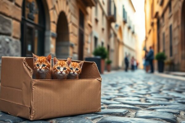 Tre cuccioli lasciati vicino a una colonia felina a Massa Lombarda: chi ha informazioni