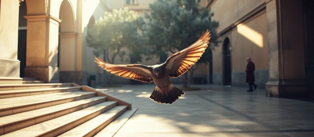 Un piccione riconosce la sua amica umana a Firenze: affinità, fiducia e colori di Columba livia