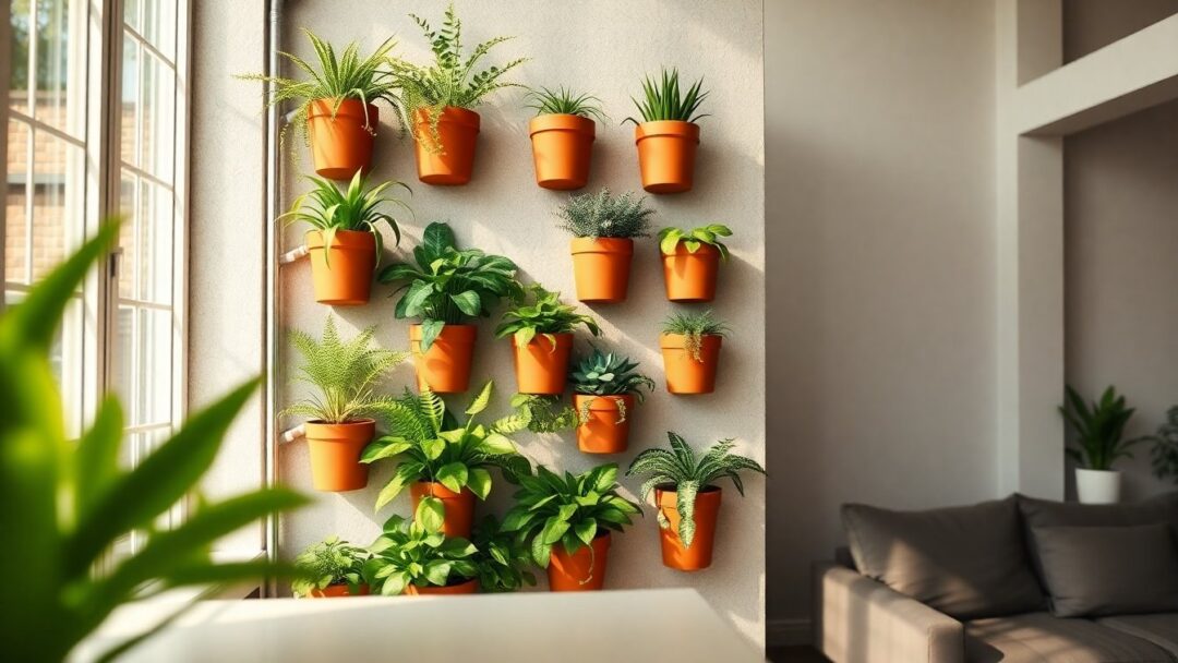 Pareti vegetali interne fai-da-te: specie robuste, irrigazione semplice e costi contenuti