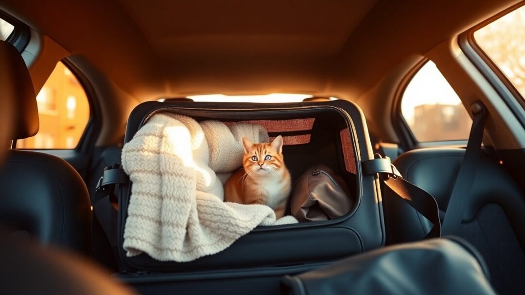 Trasportino e auto: guida pratica per viaggiare con il gatto