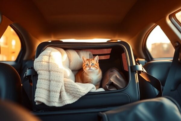Trasportino e auto: guida pratica per viaggiare con il gatto