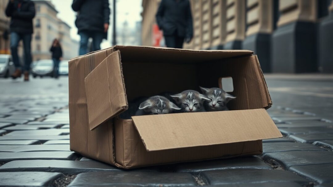 Undici cuccioli salvati dopo l'abbandono in strada: testimonianze e indagini