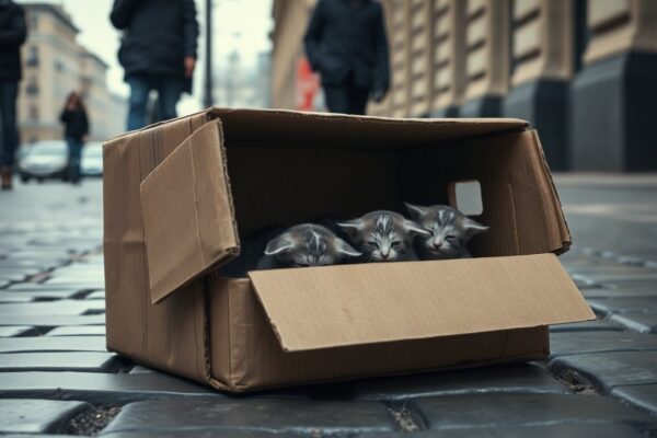 Undici cuccioli salvati dopo l'abbandono in strada: testimonianze e indagini