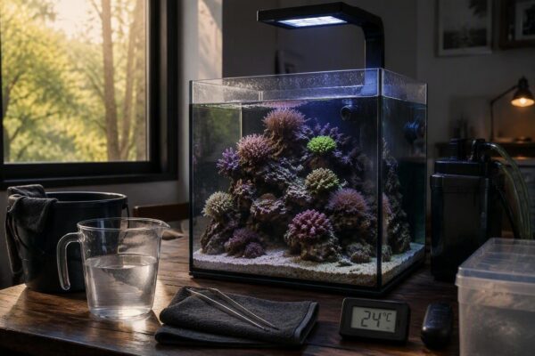 Acquario in estate: ventilazione, fotoperiodo e cambi d’acqua