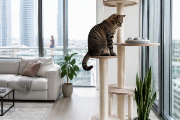 Arricchimento ambientale per gatti: idee pratiche e fai-da-te