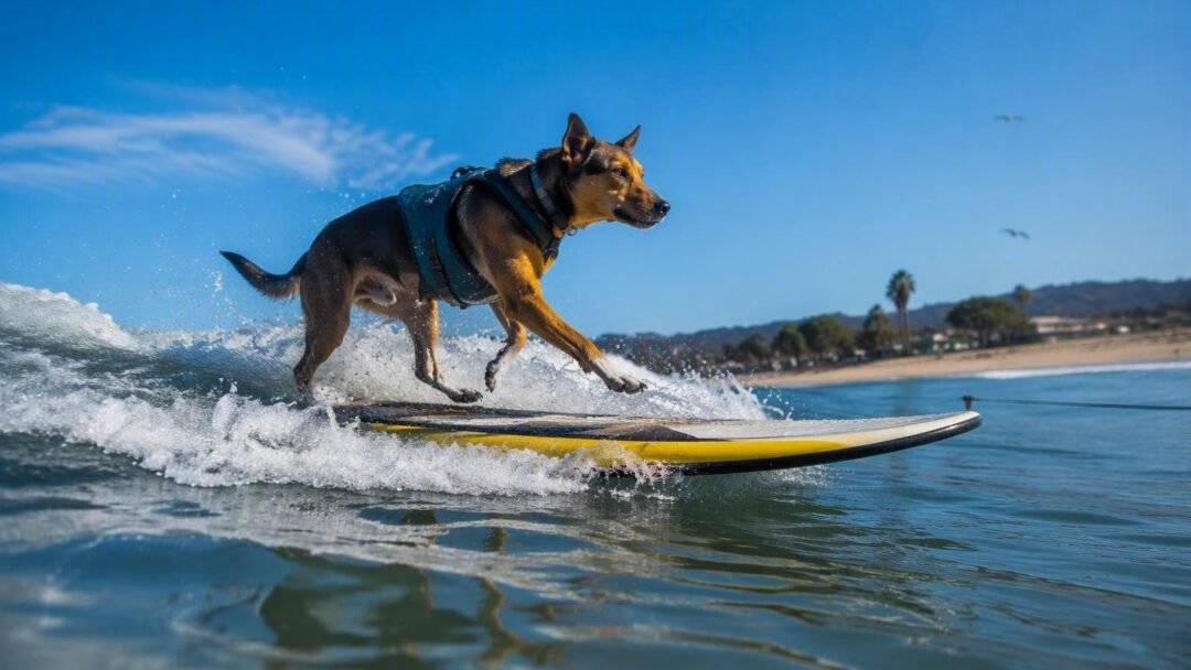 Dog surfing e giochi d’acqua: guida pratica per allenare il cane in sicurezza