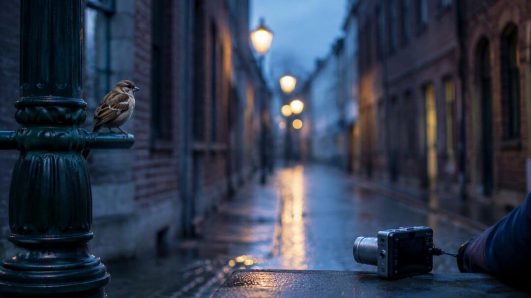 Guida etica e tecnica per fotografare uccelli urbani leggeri