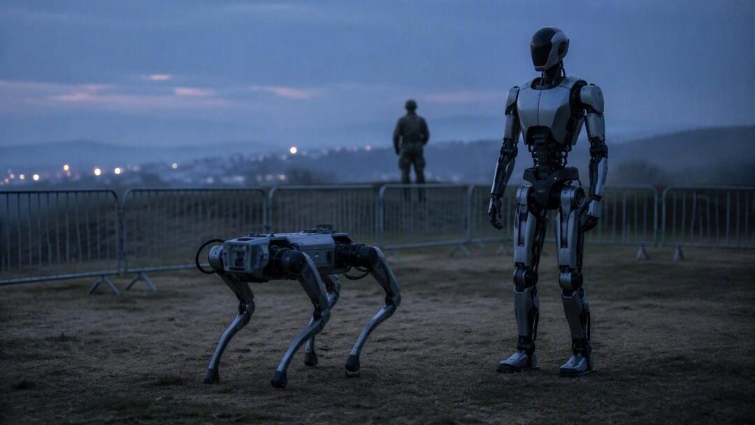Cani robot armati e umanoidi in azione: da Pechino alla Serbia