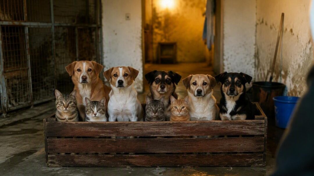 Salva gli ultimi quattro cani e otto gatti del rifugio Margherita