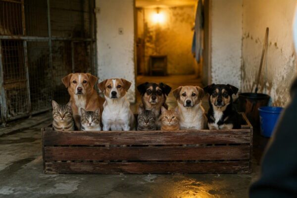 Salva gli ultimi quattro cani e otto gatti del rifugio Margherita