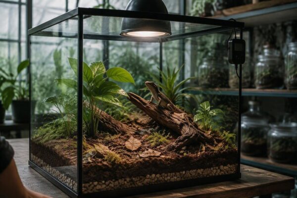 Terrario rettili: dimensioni, UVB e microclima passo passo