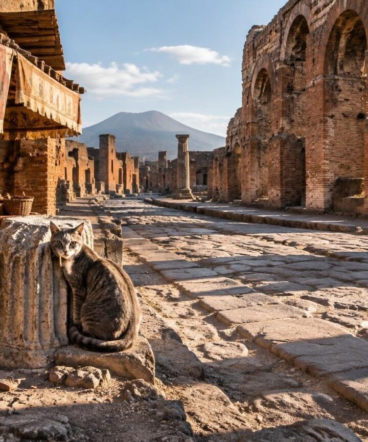 Marcel Heijnen e il libro “Gatti di Pompei”: foto tra mercati e rovine