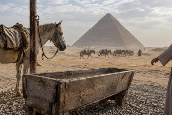 Programma di benessere per i cavalli da lavoro a Giza: 700 a 2.000 esemplari