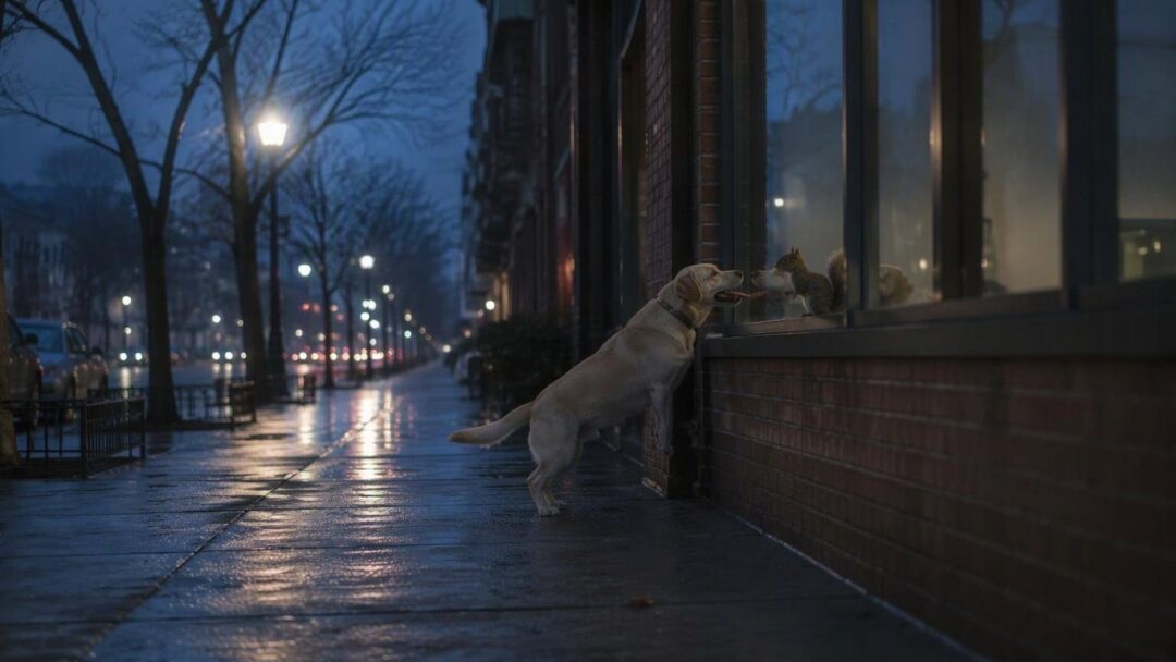 Quando un cane incontra uno scoiattolo: clip virali e storia di Ruby