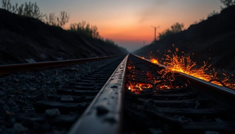 Ferrovia interrotta a Potenza per incendio: vigili del fuoco al lavoro