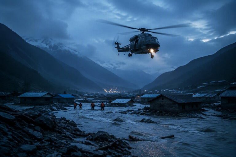Alluvione in Nepal: crollo del ghiacciaio e cambiamento climatico tra le cause