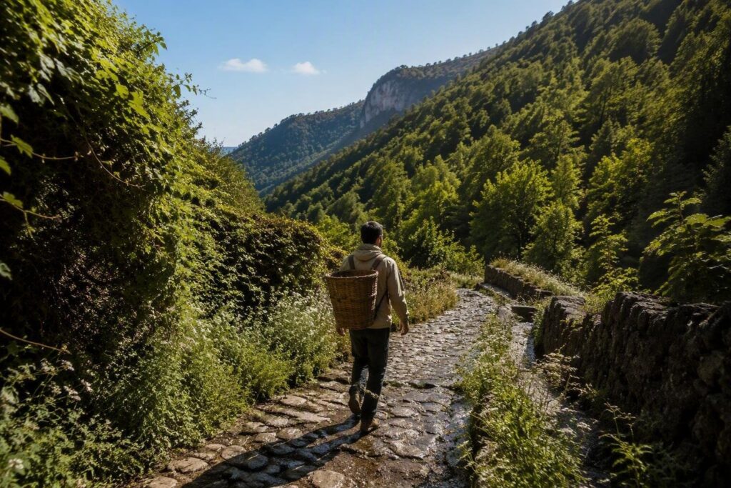 Percorso delle 7 Fontane e delle 7 Frittate Calcianesi: un viaggio tra natura e tradizione