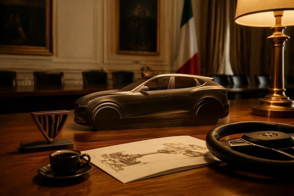 Lancia Gamma presentata a Roma: design, Melfi e ambizioni europee