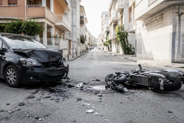 Scontro tra auto e moto in via Amerigo Vespucci, ferito 26enne