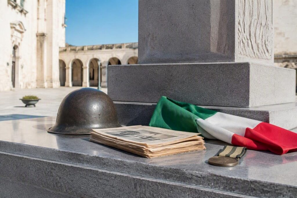 Stele commemorativa a Melfi per ricordare i soldati italiani deportati