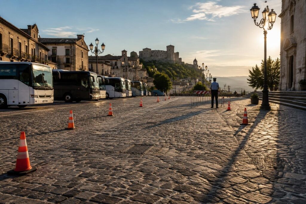 Divieto di transito e parcheggi per la sagra del 16-18 ottobre