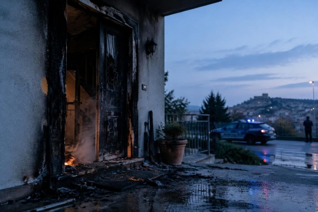 Incendio doloso e violenza a Melfi, fermato l’autore