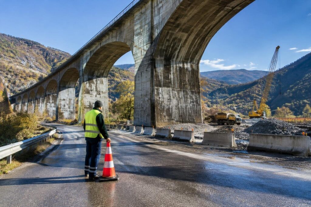 Viadotto Petruzzella I chiuso per controlli dopo le piogge