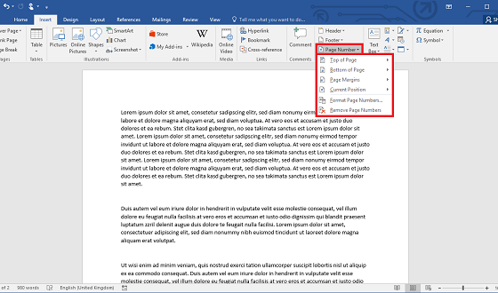 Come aggiungere numeri di pagina eleganti in Microsoft Word
